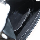 VALENTINO Chain Shoulder Bag Leather Brown Auth gh318-22