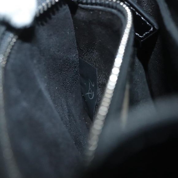 VALENTINO Chain Shoulder Bag Leather Brown Auth gh318