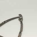 VALENTINO Chain Shoulder Bag Leather Brown Auth gh318-8