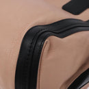 Chloe Alison Tote Bag Leather Pink Black Auth gh323-15