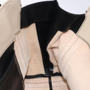 Chloe Alison Tote Bag Leather Pink Black Auth gh323-17