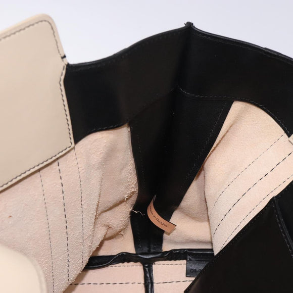 Chloe Alison Tote Bag Leather Pink Black Auth gh323