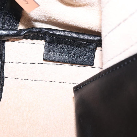 Chloe Alison Tote Bag Leather Pink Black Auth gh323