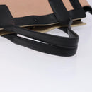 Chloe Alison Tote Bag Leather Pink Black Auth gh323-7