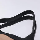 Chloe Alison Tote Bag Leather Pink Black Auth gh323-8