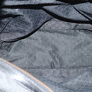 GUCCI Web Sherry Line Shoulder Bag Canvas Black Gold 73884 Auth gh324-16