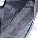 Salvatore Ferragamo Gancini Shoulder Bag Nylon Navy Silver Auth gh333-21