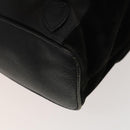 GUCCI Bamboo Backpack Suede Leather Black Gold 003 2058 0016 Auth gh341-18