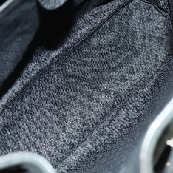 GUCCI Bamboo Backpack Suede Leather Black Gold 003 2058 0016 Auth gh341