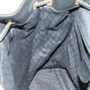 GUCCI Bamboo Backpack Suede Leather Black Gold 003 2058 0016 Auth gh341-22