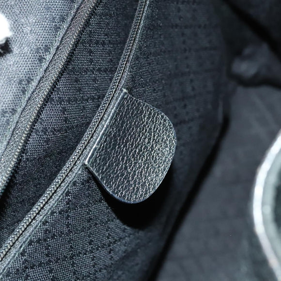 GUCCI Bamboo Backpack Suede Leather Black Gold 003 2058 0016 Auth gh341