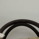 CELINE C Sulky Boston Bag Canvas Brown Gold Auth gh343-8