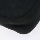 Salvatore Ferragamo Vala Shoulder Bag Suede Navy Gold Auth gh351-16