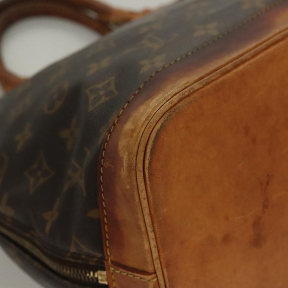 LOUIS VUITTON Monogram Alma Hand Bag M51130 LV Auth gh352