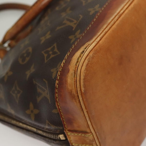 LOUIS VUITTON Monogram Alma Hand Bag M51130 LV Auth gh352