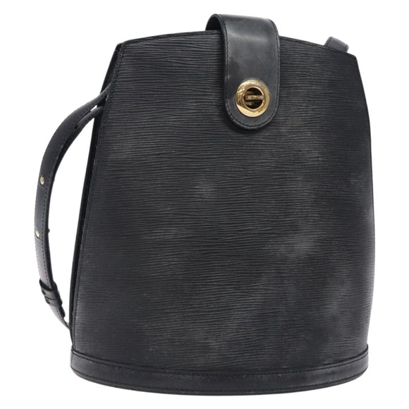LOUIS VUITTON Epi Cluny Shoulder Bag Black M52252 LV Auth gh354