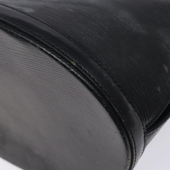 LOUIS VUITTON Epi Cluny Shoulder Bag Black M52252 LV Auth gh354