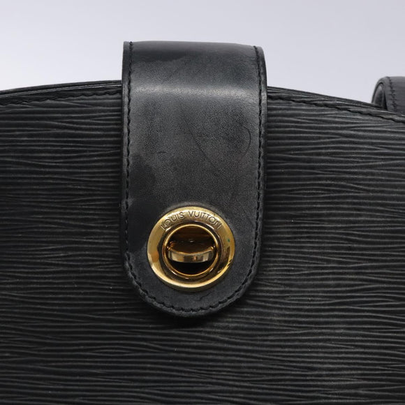 LOUIS VUITTON Epi Cluny Shoulder Bag Black M52252 LV Auth gh354