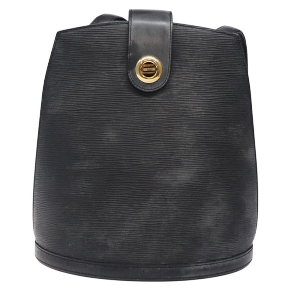 LOUIS VUITTON Epi Cluny Shoulder Bag Black M52252 LV Auth gh354