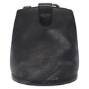 LOUIS VUITTON Epi Cluny Shoulder Bag Black M52252 LV Auth gh354-2