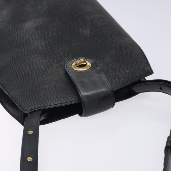 LOUIS VUITTON Epi Cluny Shoulder Bag Black M52252 LV Auth gh354