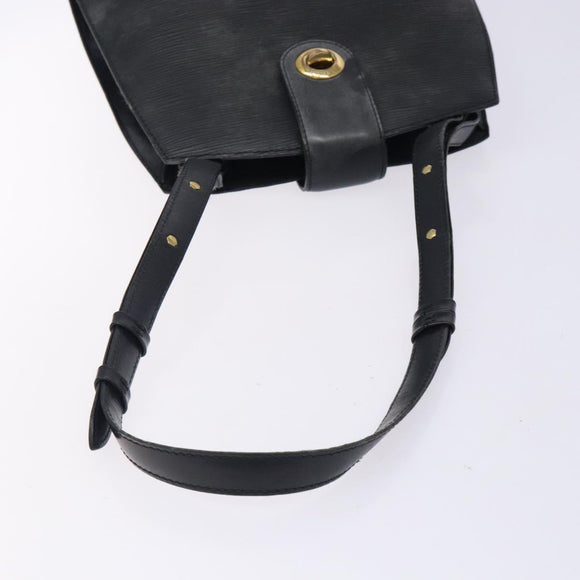 LOUIS VUITTON Epi Cluny Shoulder Bag Black M52252 LV Auth gh354