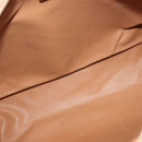 CELINE Macadam Canvas Tote Bag PVC Beige Gold Auth gh363-19