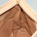 CELINE Macadam Canvas Tote Bag PVC Beige Gold Auth gh363-20