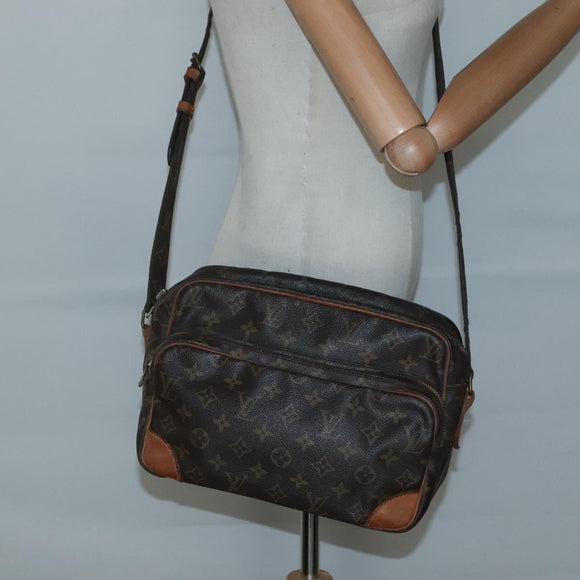 LOUIS VUITTON Monogram Nile Shoulder Bag M45244 LV Auth gh372