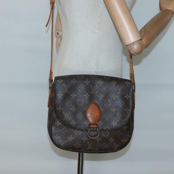 LOUIS VUITTON Monogram Saint Cloud GM Shoulder Bag M51242 LV Auth gh374