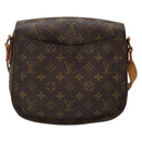 LOUIS VUITTON Monogram Saint Cloud GM Shoulder Bag M51242 LV Auth gh374-2