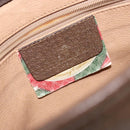 GUCCI GG Supreme Clutch Bag PVC Beige Gold 111 01 037 Auth gh387-18