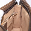 GUCCI GG Supreme Clutch Bag PVC Beige Gold 111 01 037 Auth gh387-19