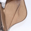 GUCCI GG Supreme Clutch Bag PVC Beige Gold 111 01 037 Auth gh387-11