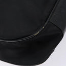 GUCCI Bamboo Hand Bag Nylon Black Silver 001 1998 1577 Auth gh388-9