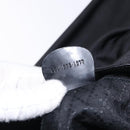 GUCCI Bamboo Hand Bag Nylon Black Silver 001 1998 1577 Auth gh388-12