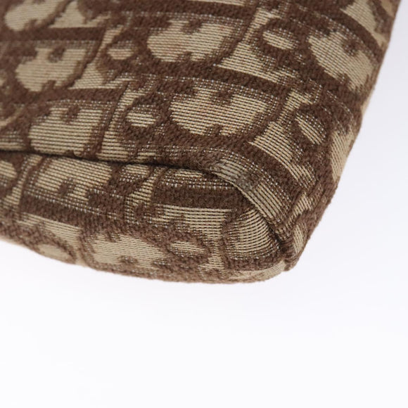 Christian Dior Trotter Canvas Clutch Bag Brown Auth gh389