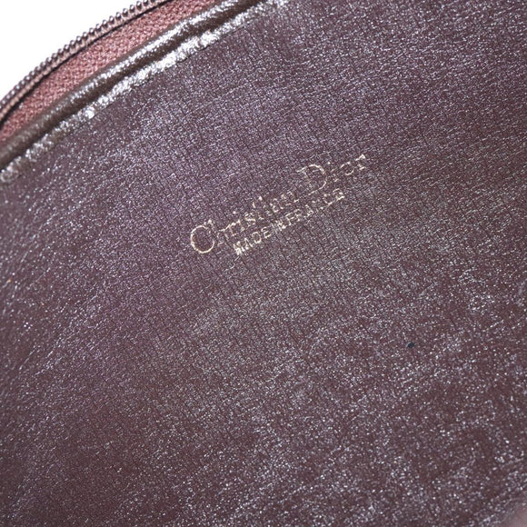 Christian Dior Trotter Canvas Clutch Bag Brown Auth gh389