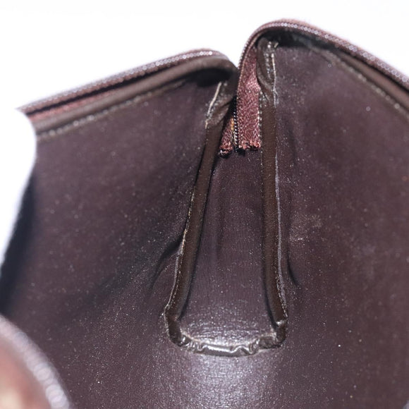 Christian Dior Trotter Canvas Clutch Bag Brown Auth gh389