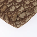 Christian Dior Trotter Canvas Clutch Bag Brown Auth gh389-8