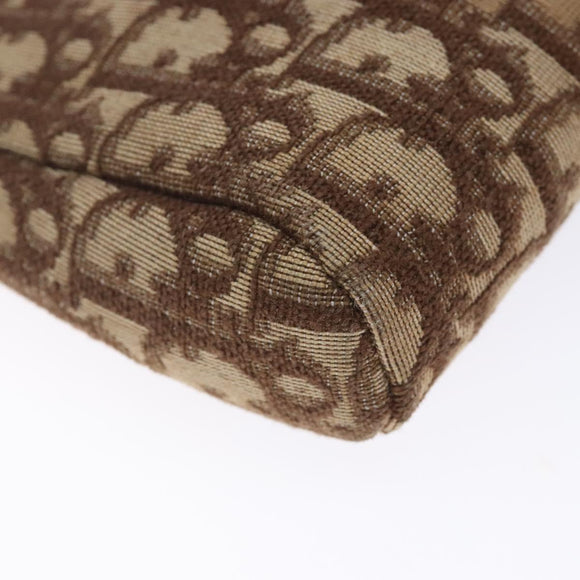 Christian Dior Trotter Canvas Clutch Bag Brown Auth gh389