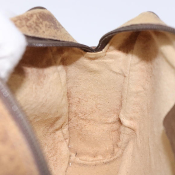 GUCCI GG Supreme Web Sherry Line Bag PVC Beige Gold 98 02 004 Auth gh406