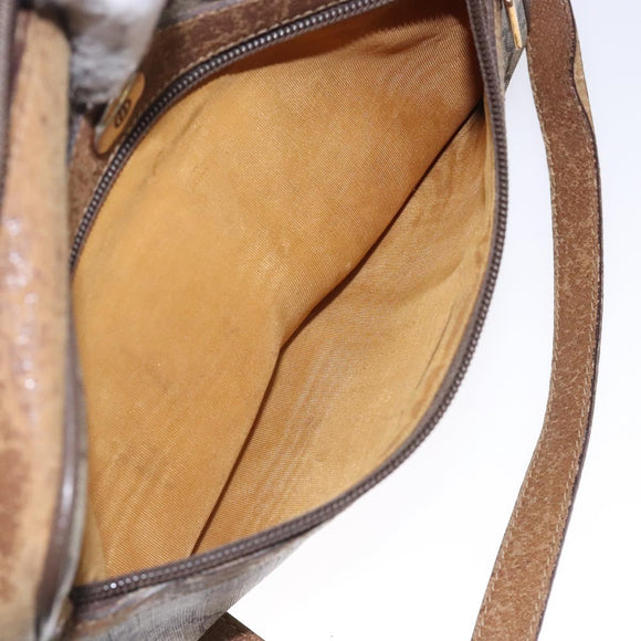 GUCCI GG Supreme Web Sherry Line Bag PVC Beige Gold 98 02 004 Auth gh406