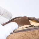 GUCCI GG Supreme Web Sherry Line Bag PVC Beige Gold 98 02 004 Auth gh406-23