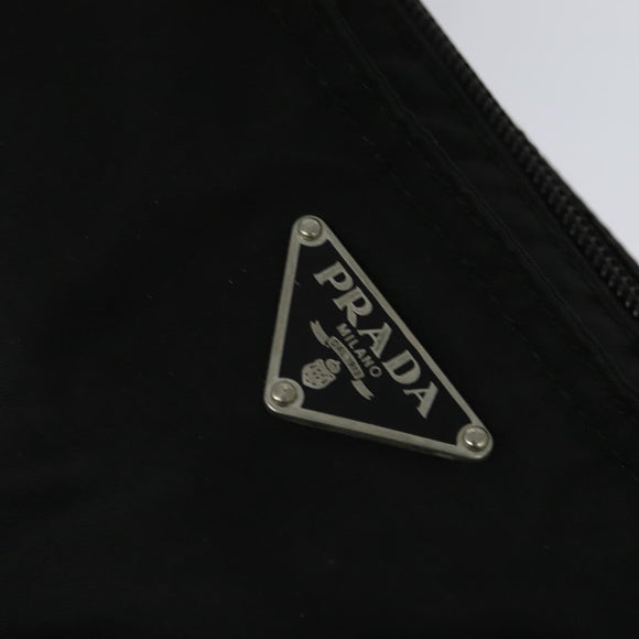 PRADA Shoulder Bag Nylon Black Auth gh414