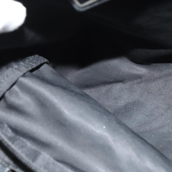 PRADA Shoulder Bag Nylon Black Auth gh414