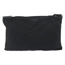 PRADA Schoudertas Nylon Zwart Auth gh414-2