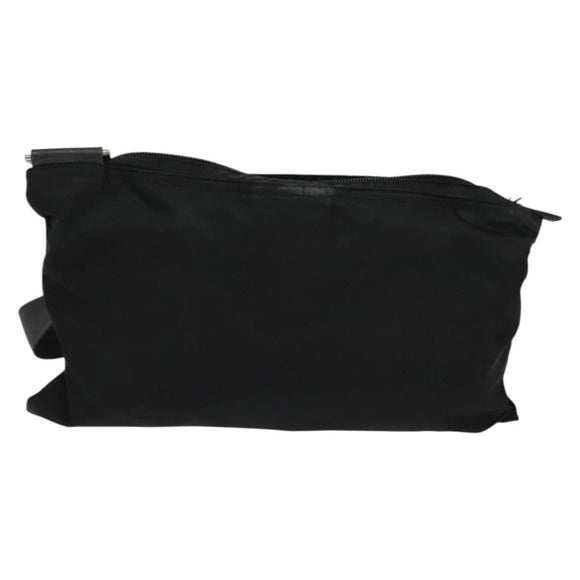 PRADA Shoulder Bag Nylon Black Auth gh414