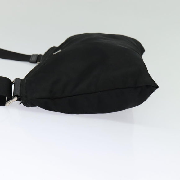 PRADA Shoulder Bag Nylon Black Auth gh414