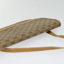 GUCCI Micro GG Supreme Shoulder Bag PVC Beige Gold Auth gh417-6